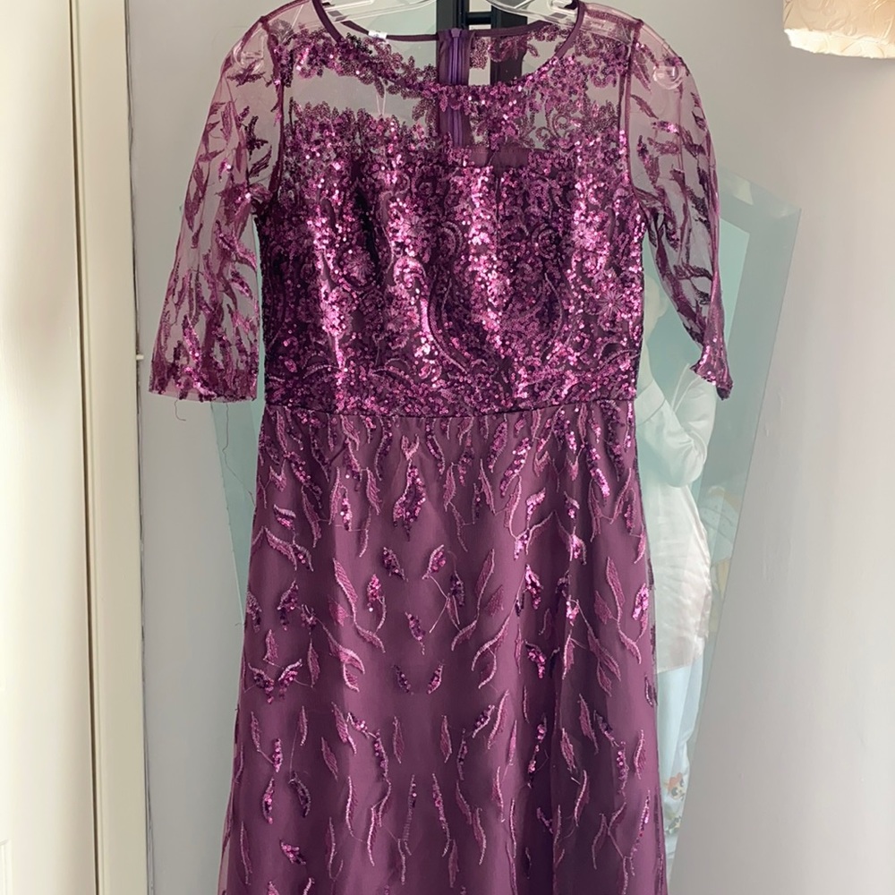 Purple Sequin Dress